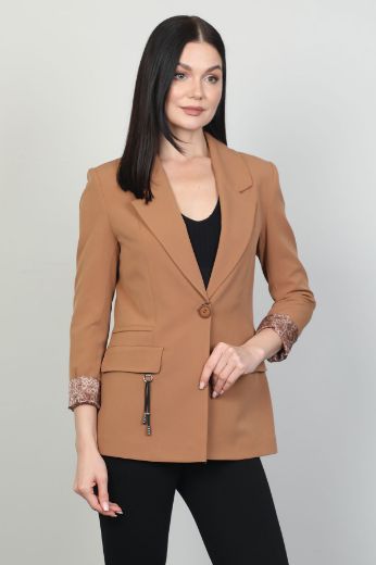 Picture of Pizara Line 7802 CAMEL Women Jacket