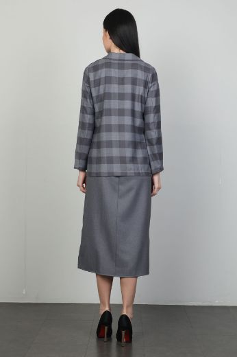 Picture of Ventura 3434 GREY WOMANS SKIRT SUIT 