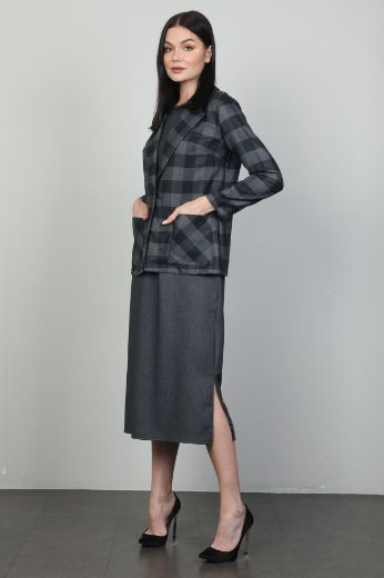 Picture of Ventura 3434 ANTHRACITE WOMANS SKIRT SUIT 