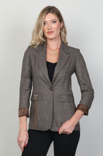 Picture of Pizara Line 7844 BROWN Women Jacket