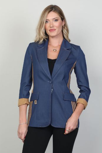 Picture of Pizara Line 7818 NAVY BLUE Women Jacket