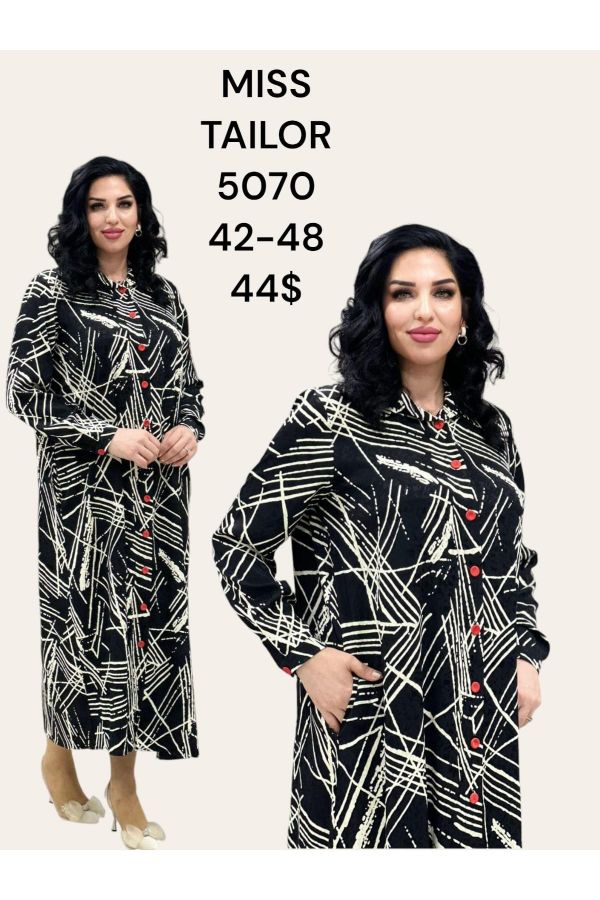 Miss Tailor 5070xl SIYAH Büyük Beden Kadın Elbise resmi