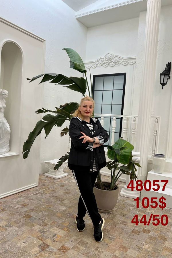 Dalida 48057xl SIYAH Büyük Beden Kadın Takım resmi