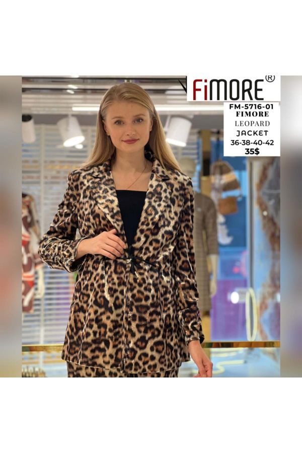 Picture of Fimore 5716-01 BROWN Women Jacket