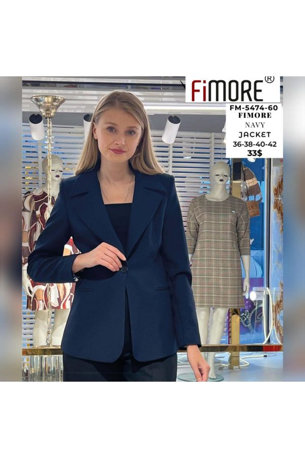 Picture of Fimore 5474-60 NAVY BLUE Women Jacket