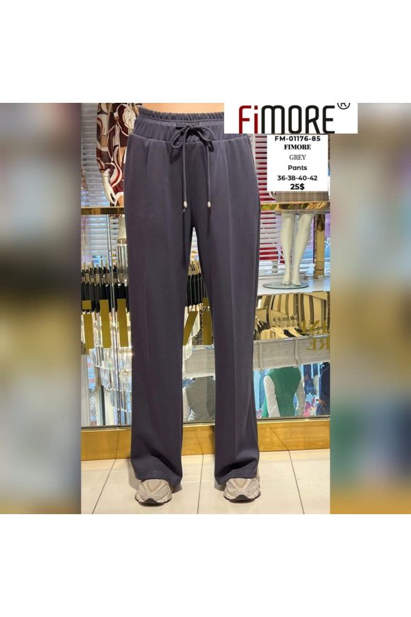 Picture of Fimore 01176-85 GREY Women's Trousers