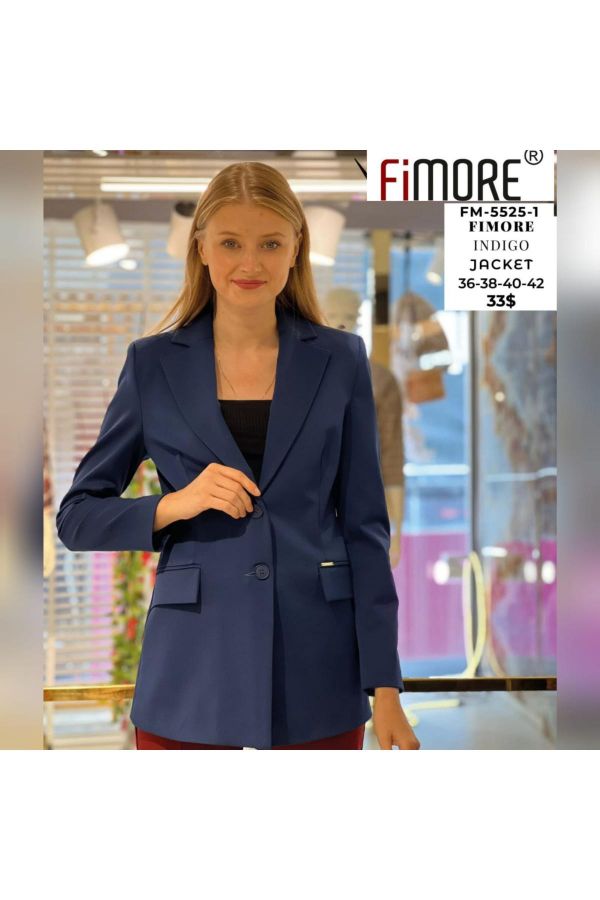 Picture of Fimore 5525-1 INDIGO Women Jacket