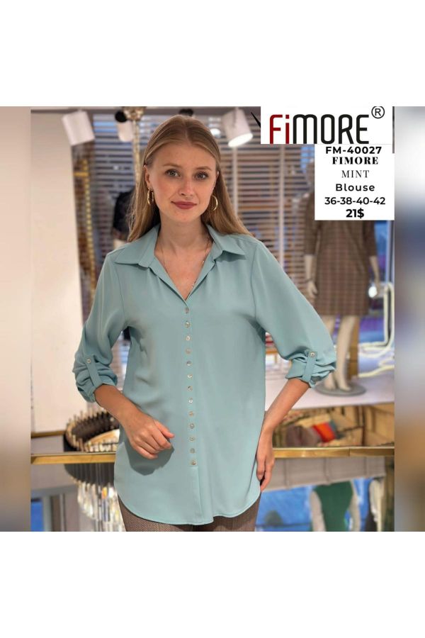 Picture of Fimore 40027 MINT Women Blouse