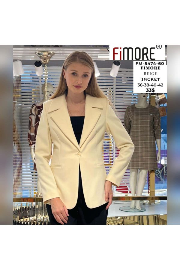 Picture of Fimore 5774-60 BEIGE Women Jacket