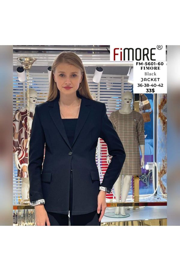 Picture of Fimore 5601-60 NAVY BLUE Women Jacket