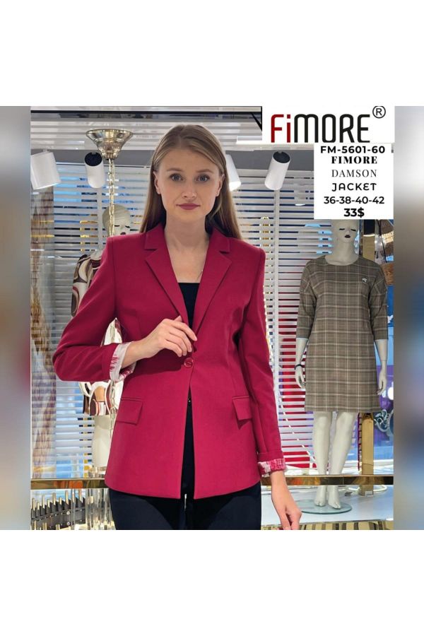 Изображение Fimore 5601-60 ФУКСИЯ Женский Пиджак