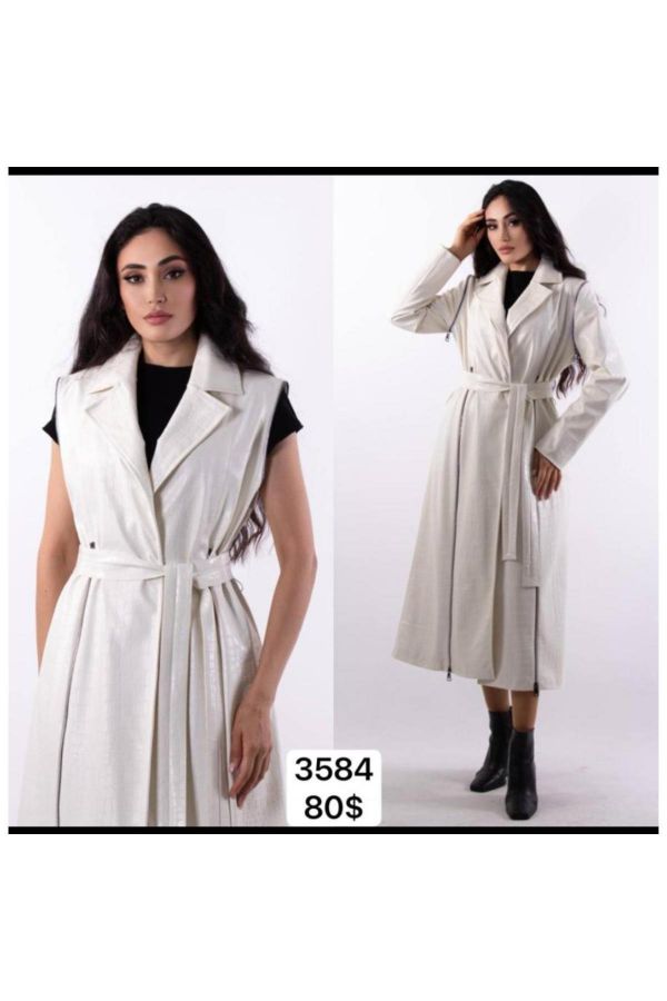 Picture of Renata 3584 ECRU Women Trenchcoat