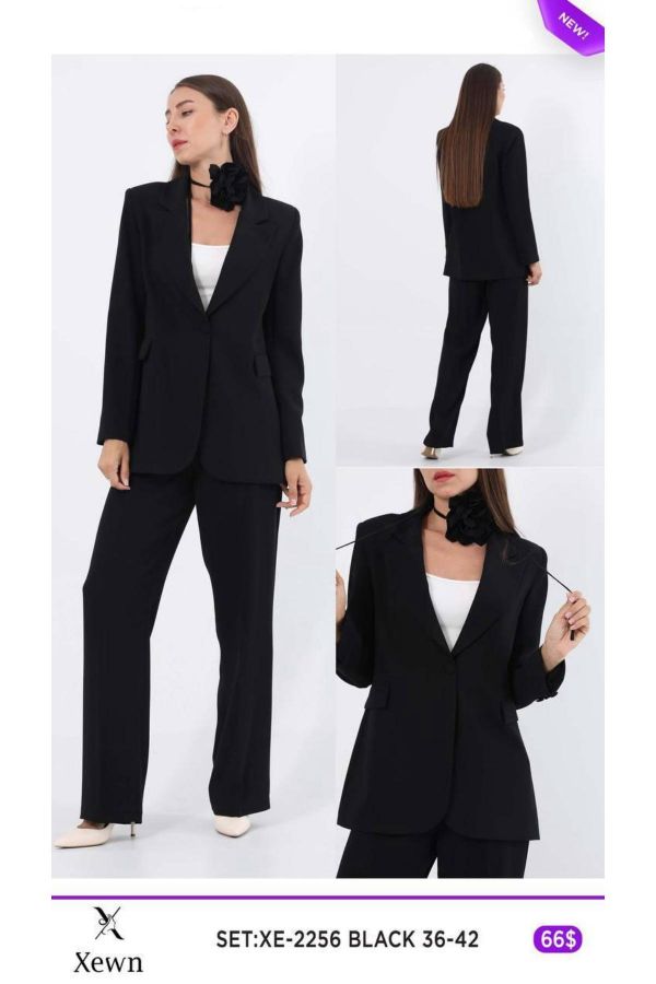 Picture of Xewn 2256 BLACK Women Suit