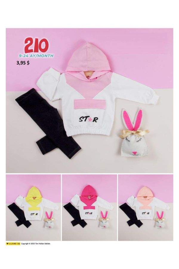 Coppababy 210 PEMBE Bebek Takım resmi