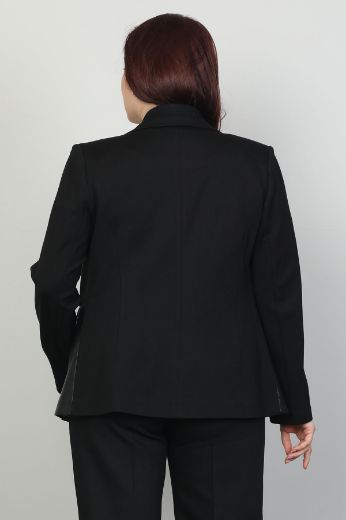 Picture of Pizara Line 78100xl BLACK Plus Size Women Jacket 