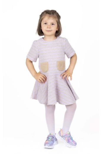 Picture of Best Kids BB23KK12275 LILAC Girl Dress