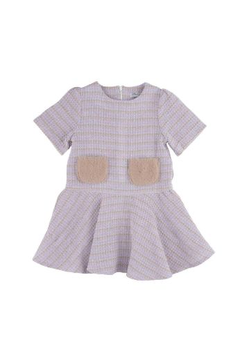 Picture of Best Kids BB23KK12275 LILAC Girl Dress