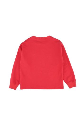 Picture of Best Kids BK23KK14272 RED Girl Sweatshirt