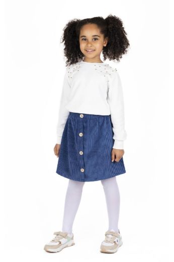 Picture of Best Kids BK23KK14279 INDIGO Girl Skirt