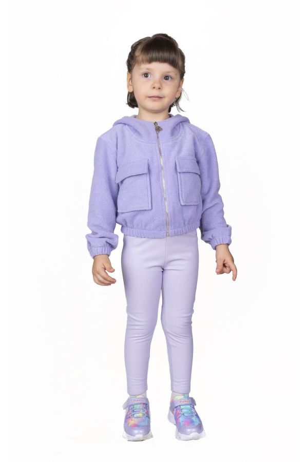 Picture of Best Kids BB23KK12285 LILAC Girl Sweatshirt