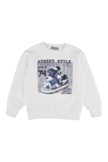 Picture of Best Kids BB23KE12545 ECRU Boy Sweatshirt