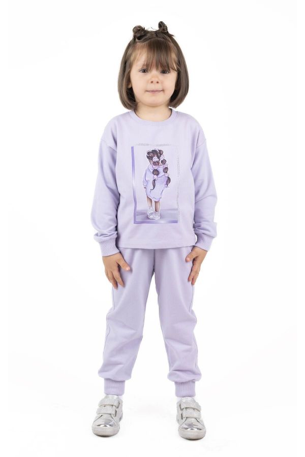 Picture of Best Kids BB23KK12266 LILAC Girl Sweatshirt