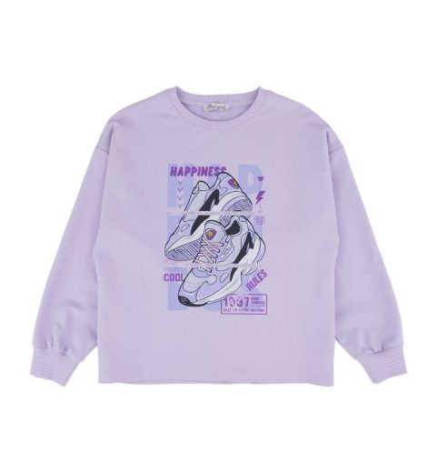 Best Kids BK23KK14272 LILA Kız Çocuk Sweatshirt resmi