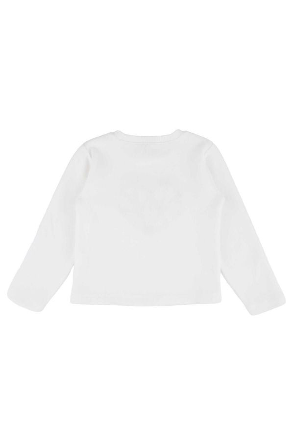 Picture of Best Kids BB23KK12262 ECRU-POWDER Girl Sweatshirt