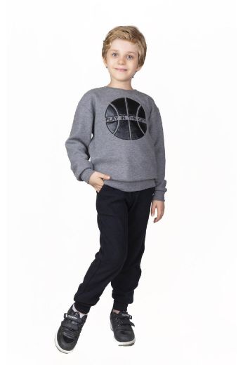 Picture of Best Kids BK23KE14565 ANTHRACITE Boy Sweatshirt