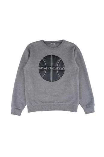 Picture of Best Kids BK23KE14565 ANTHRACITE Boy Sweatshirt