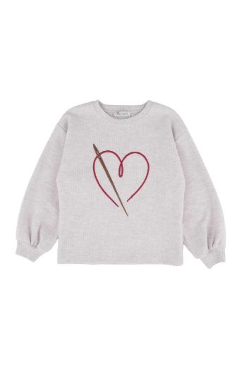 Best Kids BB23KK12212 BEJ MELANJ Kız Çocuk Sweatshirt resmi