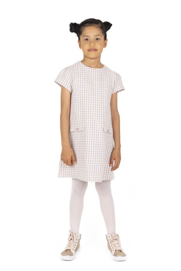 Picture of Best Kids BK23KK14318 POWDER Girl Dress