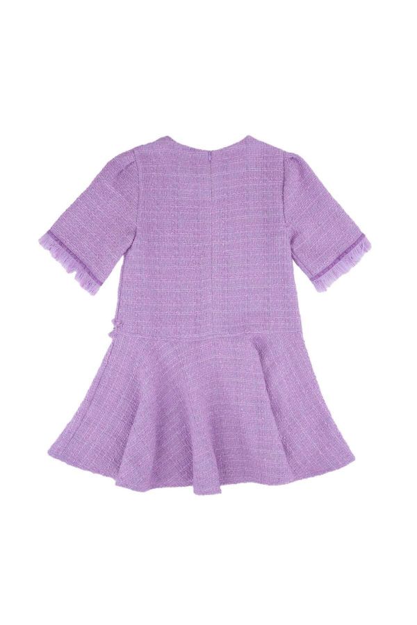 Picture of Best Kids BK23KK14340 LILAC Girl Dress