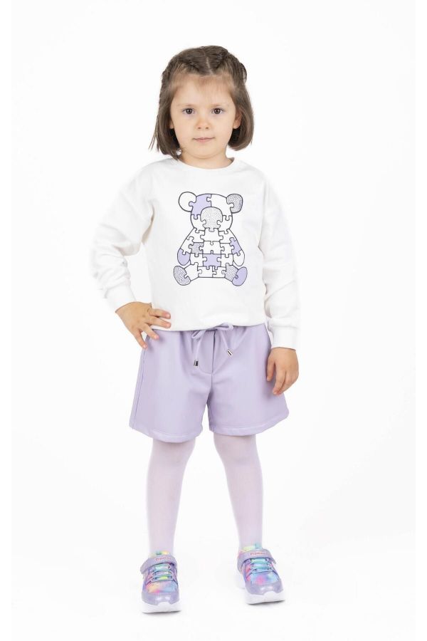 Picture of Best Kids BB23KK12211 ECRU Girl Sweatshirt