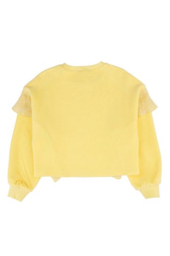 Picture of Best Kids BK23KK14301 YELLOW Girl Sweatshirt