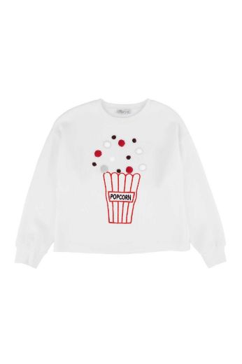 Picture of Best Kids BK23KK14339 ECRU Girl Sweatshirt