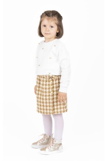 Picture of Best Kids BB23KK12250 CAMEL Girl Skirt