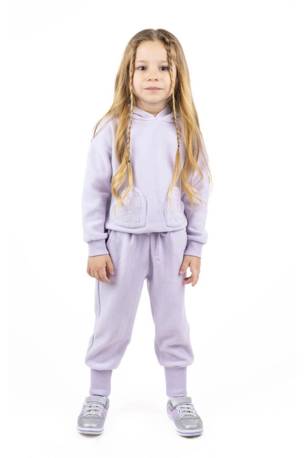 Picture of Best Kids BB23KK12220 LILAC Girls Sweatpants