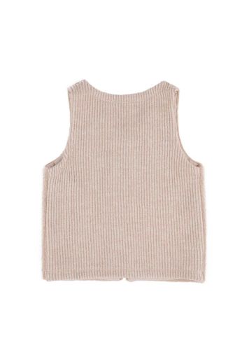 Picture of Best Kids BB23KK12272 BEIGE Girl Vest