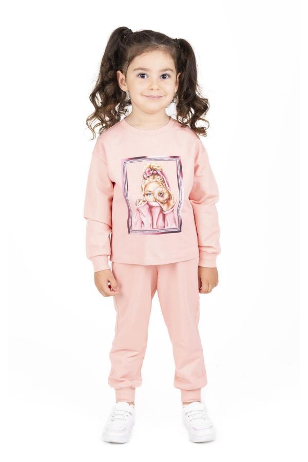 Picture of Best Kids BB23KK12266 POWDER Girl Sweatshirt