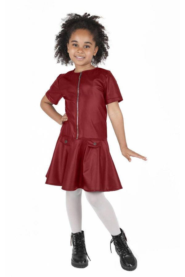 Picture of Best Kids BK23KK14348 RED Girl Dress