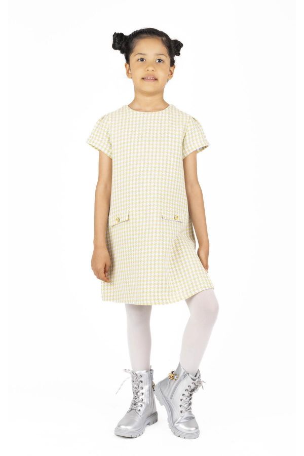 Picture of Best Kids BK23KK14318 YELLOW Girl Dress