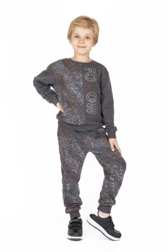 Picture of Best Kids BK23KE14572 ANTHRACITE Boy Sweatshirt