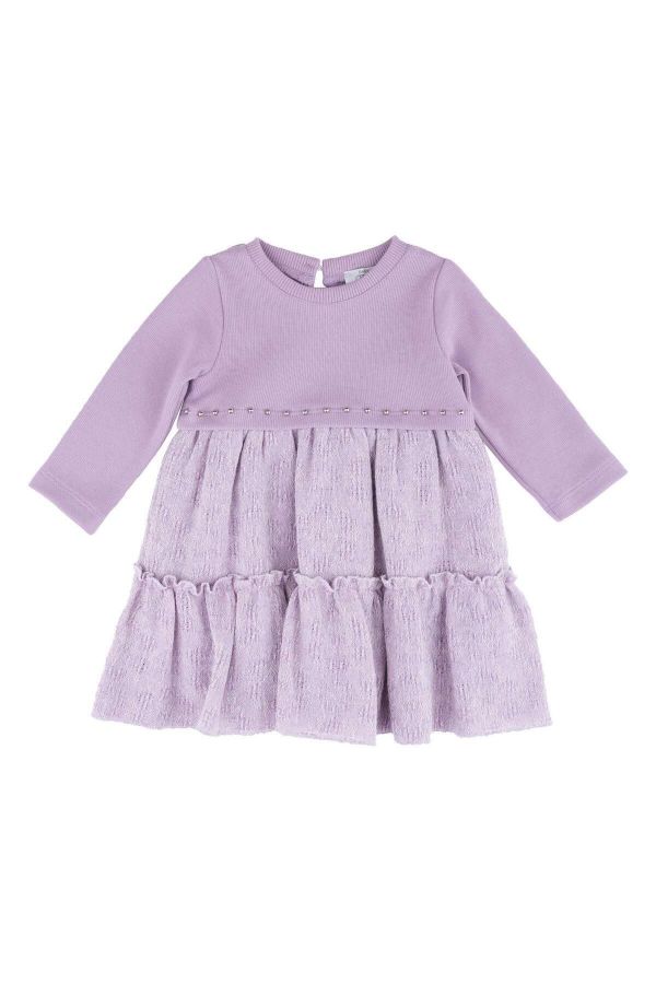 Picture of Best Kids BB23KK10080 LILAC Girl Dress