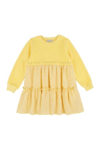 Picture of Best Kids BB23KK12241 YELLOW Girl Dress