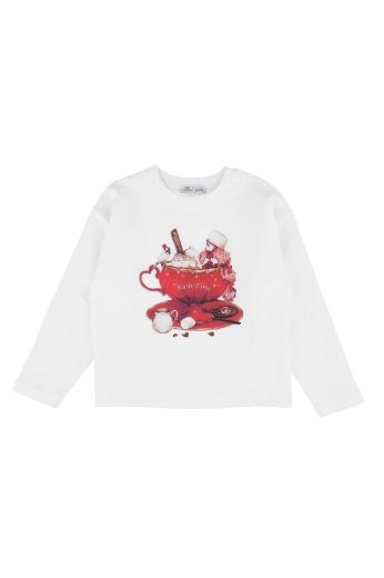 Picture of Best Kids BB23KK12210 ECRU Girl Sweatshirt