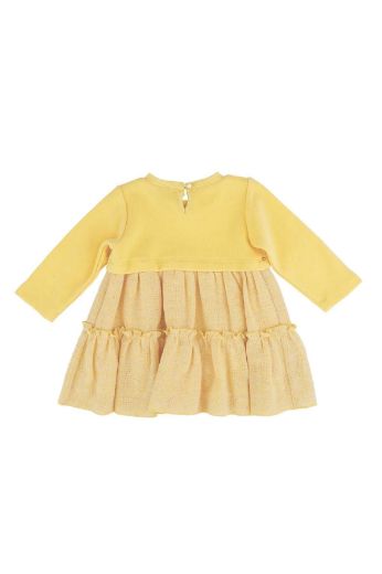 Picture of Best Kids BB23KK10080 YELLOW Girl Dress