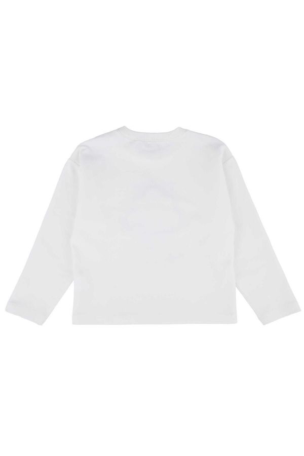 Picture of Best Kids BB23KK12263 ECRU-POWDER Girl Sweatshirt