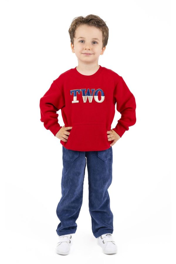 Best Kids BB23KE12541 KIRMIZI Erkek Çocuk Sweatshirt resmi