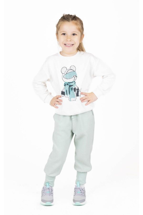 Best Kids BB23KK12222 EKRU Kız Çocuk Sweatshirt resmi